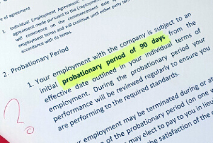 How to Lawfully Dismiss a Probationary Employee on grounds of Misconduct or Poor Performance 